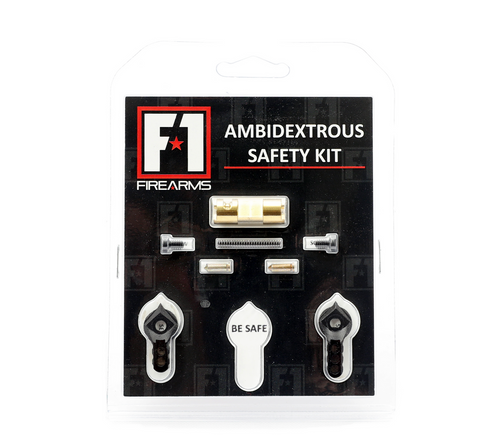 F-1 Firearms SSK Safety Selector Kit - Anodized Finish, Includes 1 Long and 1 Short Paddle with Tumbler, Detent, Spring and 2 Screws