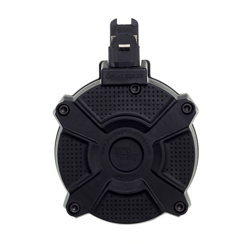 ProMag AK 50 Round Drum Magazine - 7.62x39MM, Fits AK, Polymer, Black ProMag AK 50 Round Drum Magazine - 7.62x39MM, Fits AK, Polymer, Black