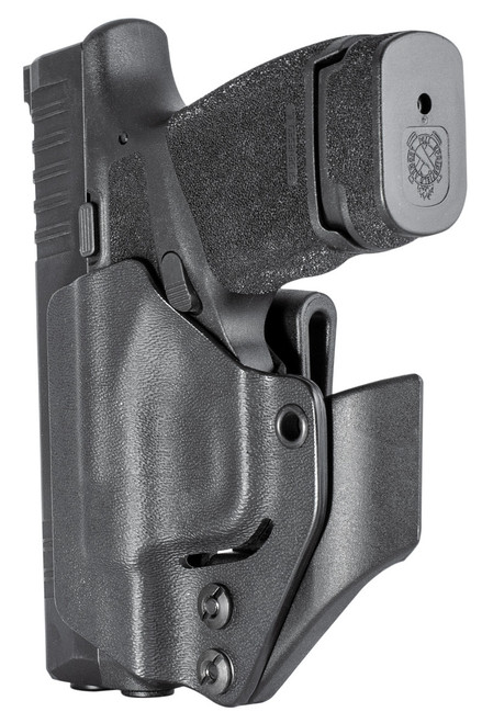 Mission First Tactical Minimalist Inside Waistband Ambidextrous Holster - Fits the Springfield Hellcat, Black Kydex Mission First Tactical Minimalist Inside Waistband Ambidextrous Holster - Fits the Springfield Hellcat, Black Kydex