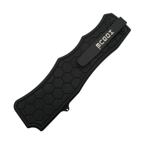 Hogue Knives Exploit OTF Automatic - 3.5" CPM S30V Tanto Blade, Black PVD Finish, Matte Black Aluminum Frame, Tritium Infused Trigger Hogue Knives Exploit OTF Automatic - 3.5" CPM S30V Tanto Blade, Black PVD Finish, Matte Black Aluminum Frame, Tritium Infused Trigger