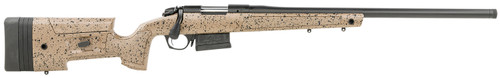 Bergara Rifles B14S352C B-14 HMR 6.5 Creedmoor 5+1 22" Threaded Barrel, Graphite Black Cerakote, Black Speckled Brown Stock