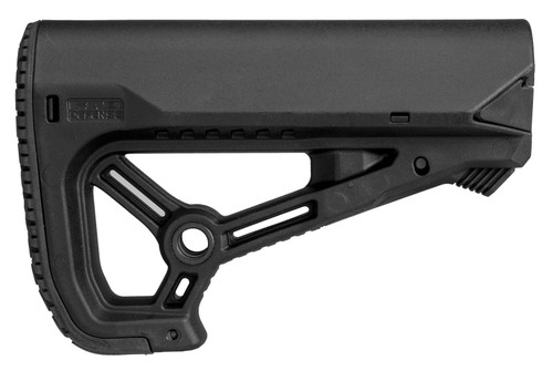 F.A.B. Defense GL-Core S CQB Optimized Combat Stock - Fits Mil-Spec And Commercial Tubes, Black