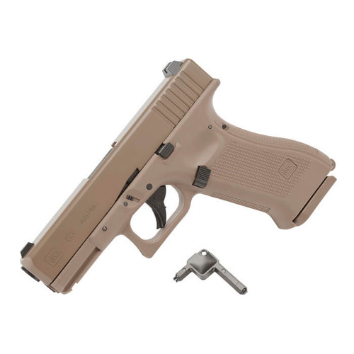 Umarex Glock G19X Blowback Action Air Pistol - .177 BB, Coyote Tan Color, 18Rd Umarex Glock G19X Blowback Action Air Pistol - .177 BB, Coyote Tan Color, 18Rd