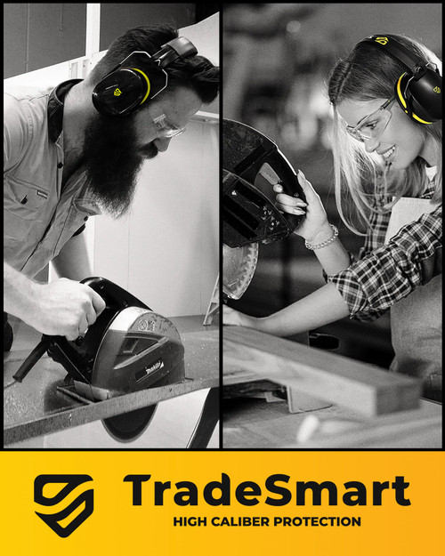 TRADESMART Essentials Kit - Shooting Earmuffs and Anti Fog Scratch Resistant Safety Glasses Kit TRADESMART Essentials Kit - Shooting Earmuffs and Anti Fog Scratch Resistant Safety Glasses Kit