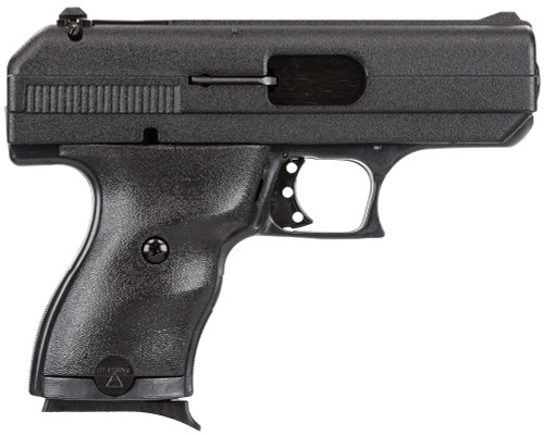 Hi-Point 00916 Model C9 9mm Luger Caliber with 3.50" Barrel, 8+1 Capacity, Overall Black Finish, Serrated Steel Slide & Polymer Grip