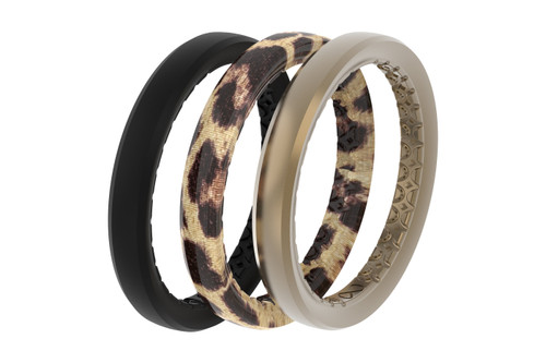 Groove Life Women's Stackable Rings - Leopard Groove Life Women's Stackable Rings - Leopard