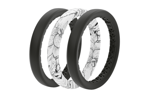 Groove Life Women's Stackable Rings - Rose Groove Life Women's Stackable Rings - Rose