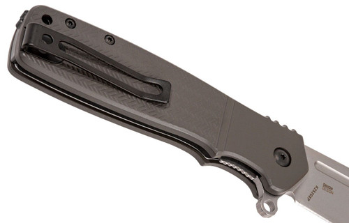 CRKT K252GXP Homefront Tactical Flipper - 3.56" 12C27 Bead Blast Bayonet Blade, Gray Aluminum Handles CRKT K252GXP Homefront Tactical Flipper - 3.56" 12C27 Bead Blast Bayonet Blade, Gray Aluminum Handles