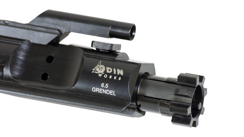 Odin Works 6.5 Grendel Bolt Carrier Group - Black Nitride, Type 2 Bolt Face Odin Works 6.5 Grendel Bolt Carrier Group - Black Nitride, Type 2 Bolt Face