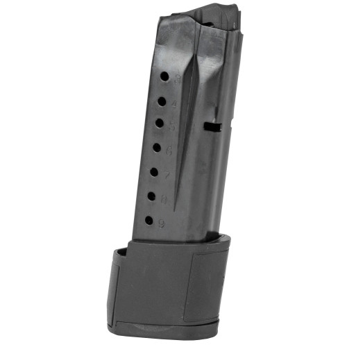 ProMag 10 Round 9MM Shield Magazine - Fits S&W Shield, Blued Steel Finish ProMag 10 Round 9MM Shield Magazine - Fits S&W Shield, Blued Steel Finish