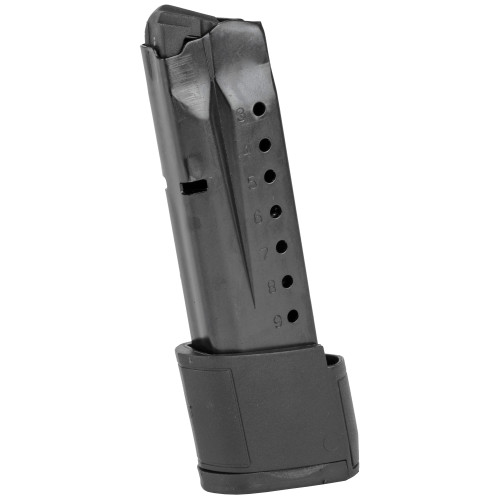 ProMag 10 Round 9MM Shield Magazine - Fits S&W Shield, Blued Steel Finish