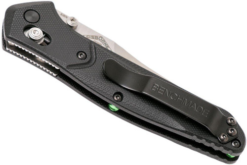 Benchmade 940-2 Osborne Folding Knife - 3.4" S30V Plain Blade, Black G10 Handles Benchmade 940-2 Osborne Folding Knife - 3.4" S30V Plain Blade, Black G10 Handles