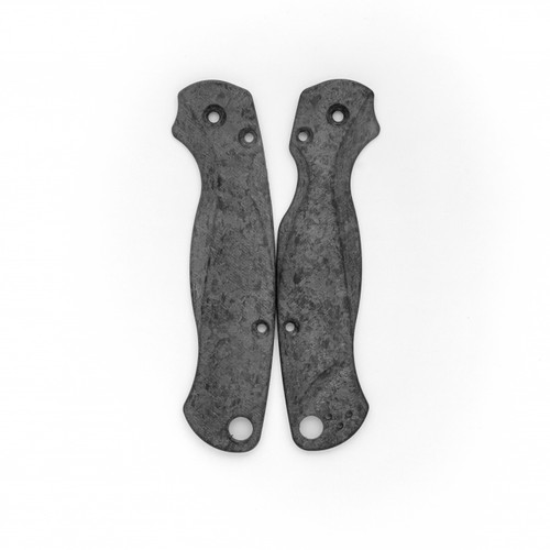 Flytanium Lotus Shred Carbon Fiber Scales for Spyderco Paramilitary 2 Knife