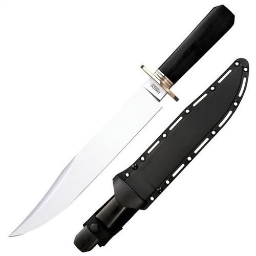 Cold Steel 39LME4 Laredo Bowie Fixed Blade Knife - 10.5" 4034 Sharpened Clip Point, Micarta Handle, Secure-Ex Sheath Cold Steel 39LME4 Laredo Bowie Fixed Blade Knife - 10.5" 4034 Sharpened Clip Point, Micarta Handle, Secure-Ex Sheath