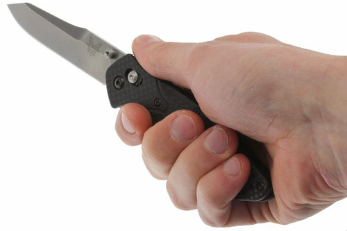 Benchmade 940-1 Osborne Folding Knife 3.4" S90V Stonewash Plain Blade, Carbon Fiber Handles Benchmade 940-1 Osborne Folding Knife 3.4" S90V Stonewash Plain Blade, Carbon Fiber Handles