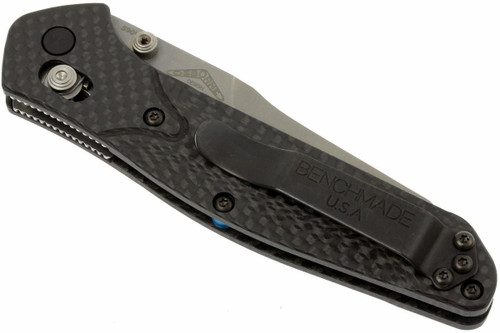Benchmade 940-1 Osborne Folding Knife 3.4" S90V Stonewash Plain Blade, Carbon Fiber Handles Benchmade 940-1 Osborne Folding Knife 3.4" S90V Stonewash Plain Blade, Carbon Fiber Handles