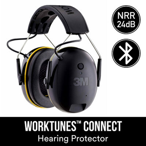 Peltor 9054H1DCPS Worktunes 24 dB Over the Head Yellow Earcups with Black Headband & AM/FM Radio Peltor 9054H1DCPS Worktunes 24 dB Over the Head Yellow Earcups with Black Headband & AM/FM Radio