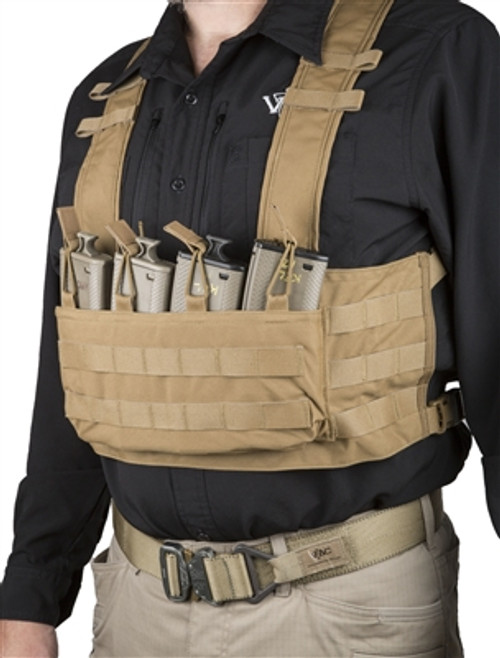 Viking Tactics VTAC Assault Chest Rig - Molle - Coyote Brown