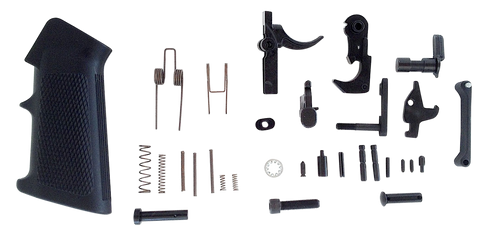 LBE Unlimited AR15LPK Mil-Spec AR-15 Lower Parts Kit - With Pistol Grip and Trigger Guard