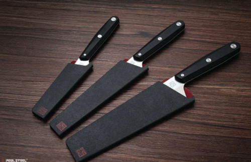 Real Steel Knives OHK Paring Kitchen Knife - 4.25" 14C28N Sandvik Stainless Steel Blade, Black G10 Handle Real Steel Knives OHK Paring Kitchen Knife - 4.25" 14C28N Sandvik Stainless Steel Blade, Black G10 Handle