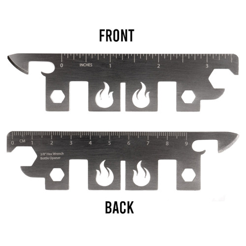 Pathfinder Stove Stand Multi-Tool - Stainless Steel, 4.75"x1.2" Pathfinder Stove Stand Multi-Tool - Stainless Steel, 4.75"x1.2"