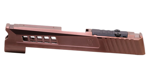 True Precision Axiom P365XL Slide - Copper TiCN Finish, RMS Optic Cut & Cover Plate True Precision Axiom P365XL Slide - Copper TiCN Finish, RMS Optic Cut & Cover Plate