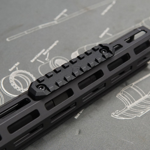 AIM Sports MLRS2 9 Slot M-LOK Rail Section - Black Anodized 6061-T6 Aluminum AIM Sports MLRS2 9 Slot M-LOK Rail Section - Black Anodized 6061-T6 Aluminum