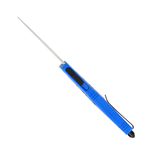 Cobratec Medium FS-3 OTF Knife - Blue Lure Edition - 3" D2 Blade,  Aluminum Alloy Cerakoted Handle Cobratec Medium FS-3 OTF Knife - Blue Lure Edition - 3" D2 Blade,  Aluminum Alloy Cerakoted Handle