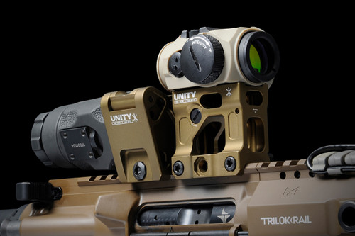 Unity Tactical FAST™ FTC Aimpoint Magnifier Mount - Flat Dark Earth Unity Tactical FAST™ FTC Aimpoint Magnifier Mount - Flat Dark Earth