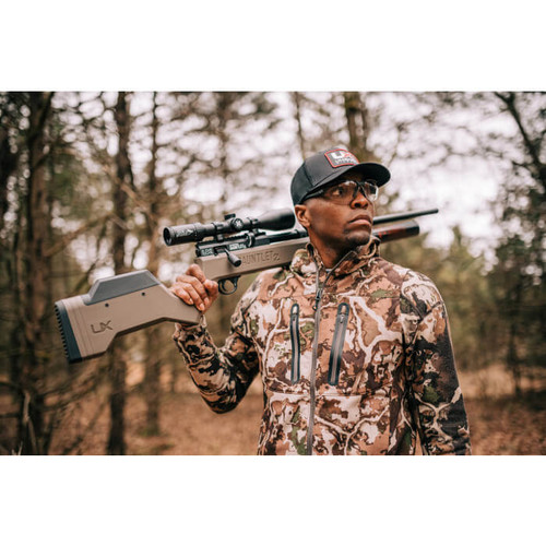 Umarex Gauntlet 2 .22 Cal PCP Air Rifle - 28.5" Barrel, 1050 Feet Per Second, Flat Dark Earth Synthetic Stock with Adjustable Cheek Riser Umarex Gauntlet 2 .22 Cal PCP Air Rifle - 28.5" Barrel, 1050 Feet Per Second, Flat Dark Earth Synthetic Stock with Adjustable Cheek Riser