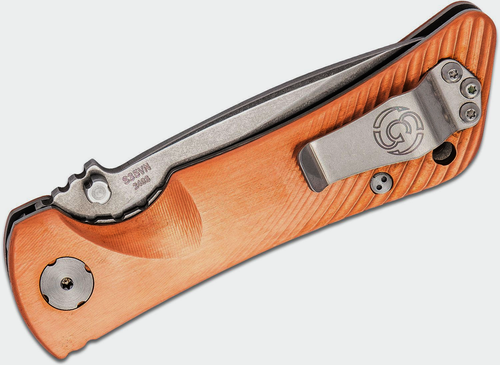 Zac Brown's Southern Grind Spider Monkey Folding Knife - 3.25" CPM S35VN Drop Point Blade, Copper Handle Zac Brown's Southern Grind Spider Monkey Folding Knife - 3.25" CPM S35VN Drop Point Blade, Copper Handle