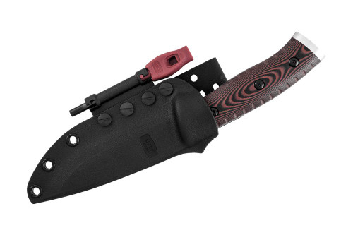 Buck 863 Selkirk Survival Knife Fixed - 4.625" 420HC Blade, Brown Micarta Handles - 10180 Buck 863 Selkirk Survival Knife Fixed - 4.625" 420HC Blade, Brown Micarta Handles - 10180