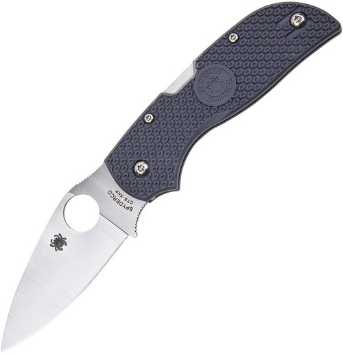 Spyderco Chaparral Lightweight Folding Knife - 2.8" CTS-XHP Satin Plain Blade, Gray FRN Handles - C152PGY Spyderco Chaparral Lightweight Folding Knife - 2.8" CTS-XHP Satin Plain Blade, Gray FRN Handles - C152PGY