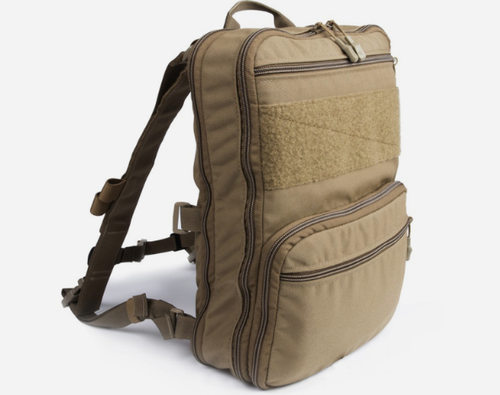 Haley Strategic Partners Flatpack Plus - Coyote Brown - 1400 Cubic Inches Fully Expanded Haley Strategic Partners Flatpack Plus - Coyote Brown - 1400 Cubic Inches Fully Expanded