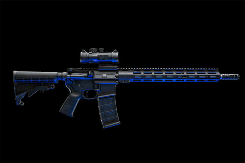 Aim Sports 15" AR-15/M4 M-LOK Wraith Handguard - Low Profile, 6061-T6 Aluminum, Black Anodized Finish Aim Sports 15" AR-15/M4 M-LOK Wraith Handguard - Low Profile, 6061-T6 Aluminum, Black Anodized Finish