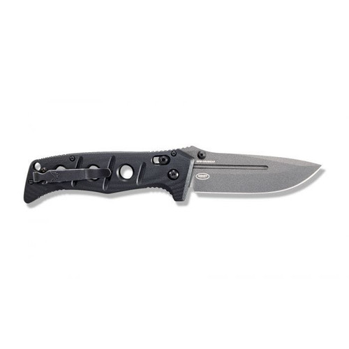 Benchmade Knives: 2750GY-3 Adamas Auto - Sand G-10 - CPM CruWear - Tungsten  Gray Cerakote