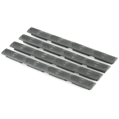 Ergo Grip M-LOK WedgeLok Rail Covers - 6 1/4"X5/8", Slot Cover Grip, Gray