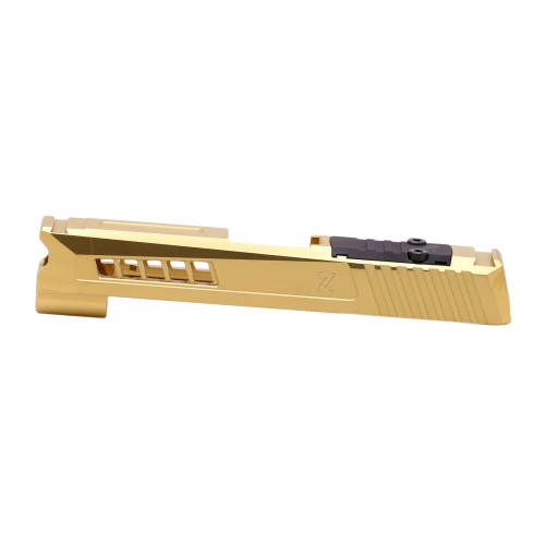True Precision Axiom Slide for P365XL - Gold TiN Finish, RMS Optic Cut & Cover Plate