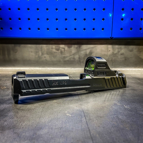 C&H Precision HK 2020 VP9 V4 MIL / LEO to Trijicon RMR / SRO / HOLOSUN 407C / 507C / 508C / 508T Adapter Plate - Anodized Black Finish, Includes Mounting Hardware C&H Precision HK 2020 VP9 V4 MIL / LEO to Trijicon RMR / SRO / HOLOSUN 407C / 507C / 508C / 508T Adapter Plate - Anodized Black Finish, Includes Mounting Hardware