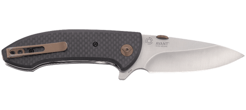 CRKT Eric Ochs Avant Flipper Knife - 3.175" Satin Drop Point Blade, Carbon Fiber Handles - 4620 CRKT Eric Ochs Avant Flipper Knife - 3.175" Satin Drop Point Blade, Carbon Fiber Handles - 4620