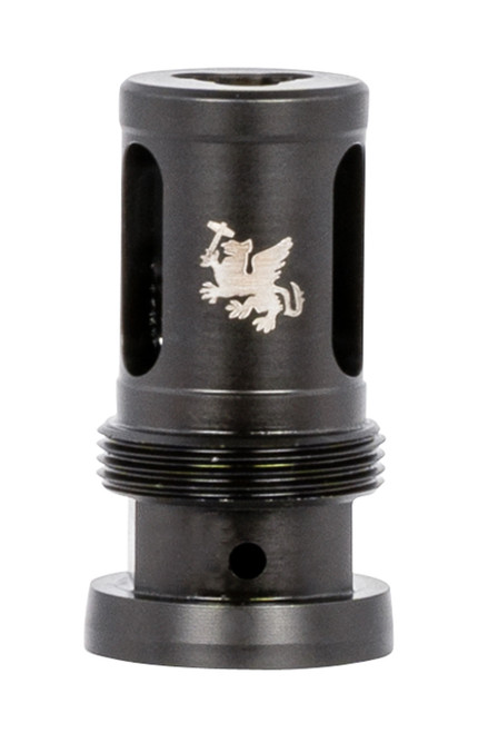Griffin Armament TMHC305824 Taper Mount Hammer Comp - 30 Cal, Black 17-4 Stainless Steel with 5/8"-24 tpi Threads