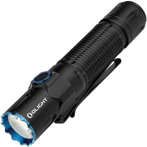 Olight Warrior 3 Tactical Rechargeable LED Flashlight - 2300 Max Lumens, Black