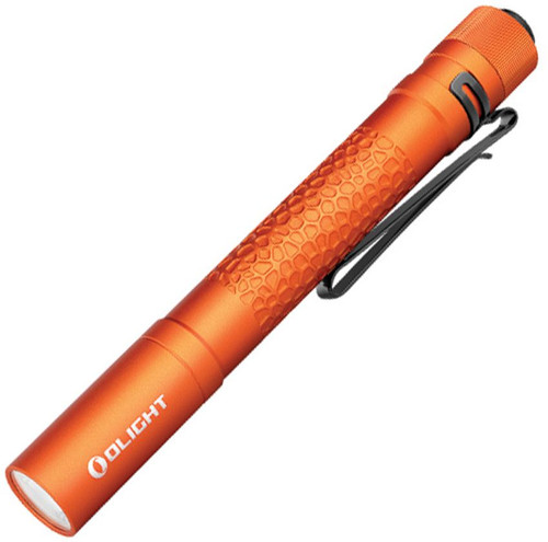 Olight i5T Plus Pebble EDC LED Flashlight - Orange, 550 Max Lumens, Cool White Light Tempature