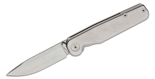 Tactile Knife Company Rockwall Thumb Stud Folding Knife - 3" MagnaCut Drop Point Blade, Machined Titanium Handles - 20-RT-MC01-TT01 Tactile Knife Company Rockwall Thumb Stud Folding Knife - 3" MagnaCut Drop Point Blade, Machined Titanium Handles - 20-RT-MC01-TT01