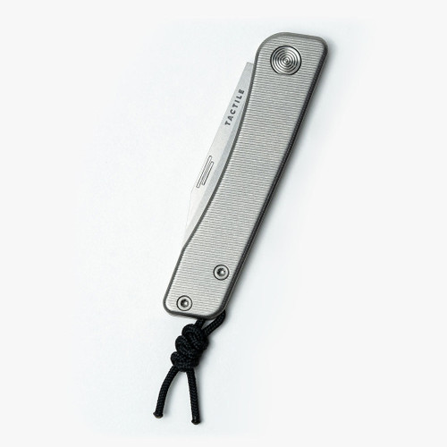 Tactile Knife Company Bexar Slipjoint Folding Knife - 2.84" MagnaCut Clip Point Blade, Machined Titanium Handles - 20-BX-MC01-TT01 Tactile Knife Company Bexar Slipjoint Folding Knife - 2.84" MagnaCut Clip Point Blade, Machined Titanium Handles - 20-BX-MC01-TT01