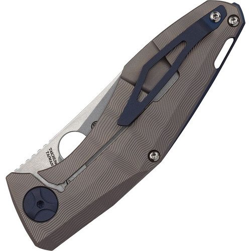 Spyderco Dmitry Sinkevich Drunken Folding Knife - 3.5" S90V Stonewashed Plain Blade, Carbon Fiber and Titanium Handles - C235CFTIP Spyderco Dmitry Sinkevich Drunken Folding Knife - 3.5" S90V Stonewashed Plain Blade, Carbon Fiber and Titanium Handles - C235CFTIP