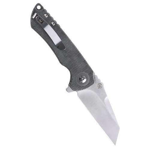 Kizer Cutlery Mini Critical Flipper Knife - 3" CPM-3V Satin Reverse Tanto Blade, Micarta Handles - V3508A2 Kizer Cutlery Mini Critical Flipper Knife - 3" CPM-3V Satin Reverse Tanto Blade, Micarta Handles - V3508A2