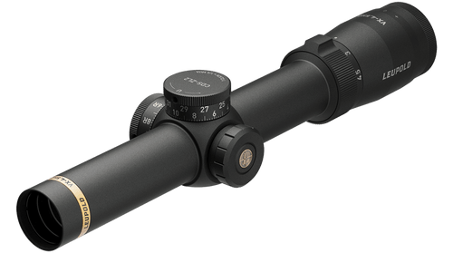 Leupold  VX-4.5HD Service Rifle 1-4.5x24mm Rifle Scop - CDS-ZL2 FireDot Bull-Ring Reticle, 30mm Main Tube, Matte Black Finish