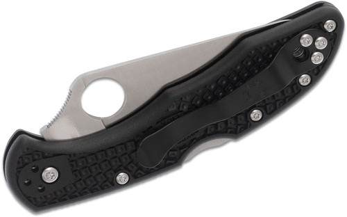 Spyderco Delica 4 - 2.875" VG10 Satin Plain Blade, Black FRN Handles - C11FPBK Spyderco Delica 4 - 2.875" VG10 Satin Plain Blade, Black FRN Handles - C11FPBK