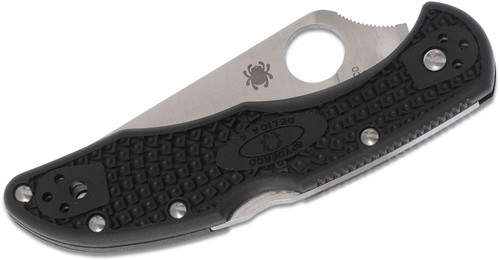 Spyderco Delica 4 - 2.875" VG10 Satin Plain Blade, Black FRN Handles - C11FPBK Spyderco Delica 4 - 2.875" VG10 Satin Plain Blade, Black FRN Handles - C11FPBK